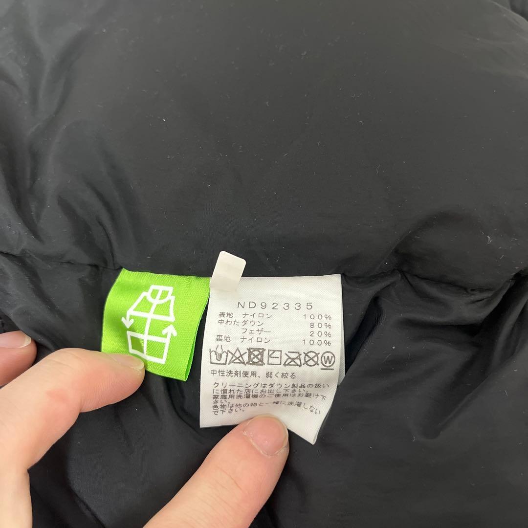 ノースフェイス ヌプシ ダウン L ブラック nd92335