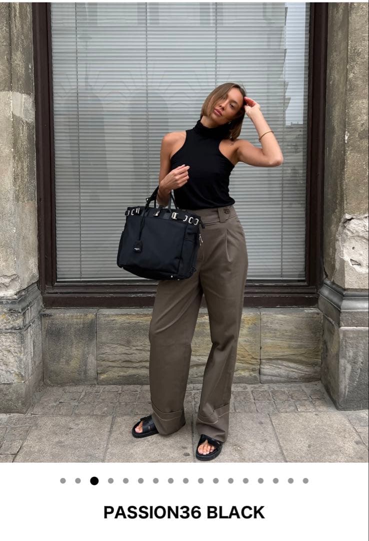 selent éther PASSION36 BLACK ビジネスバッグ