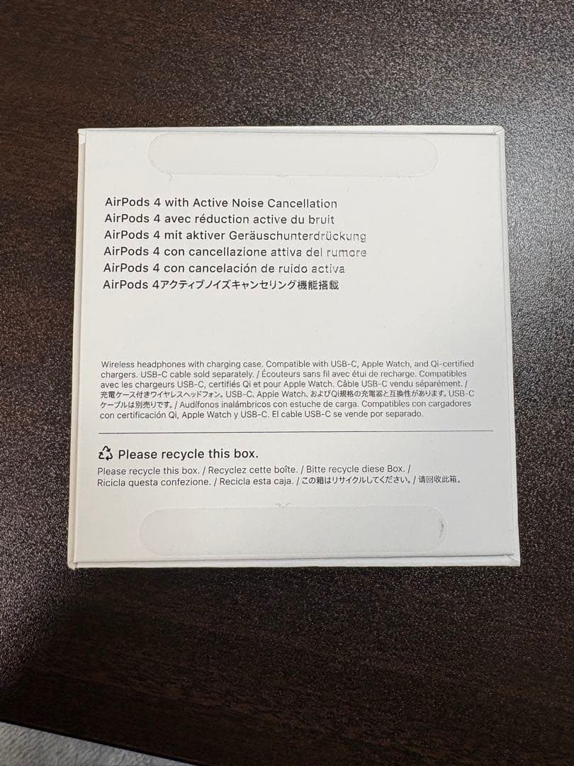 ケース無しApple AirPods 4 アクティブノイズ キャンセリング搭載