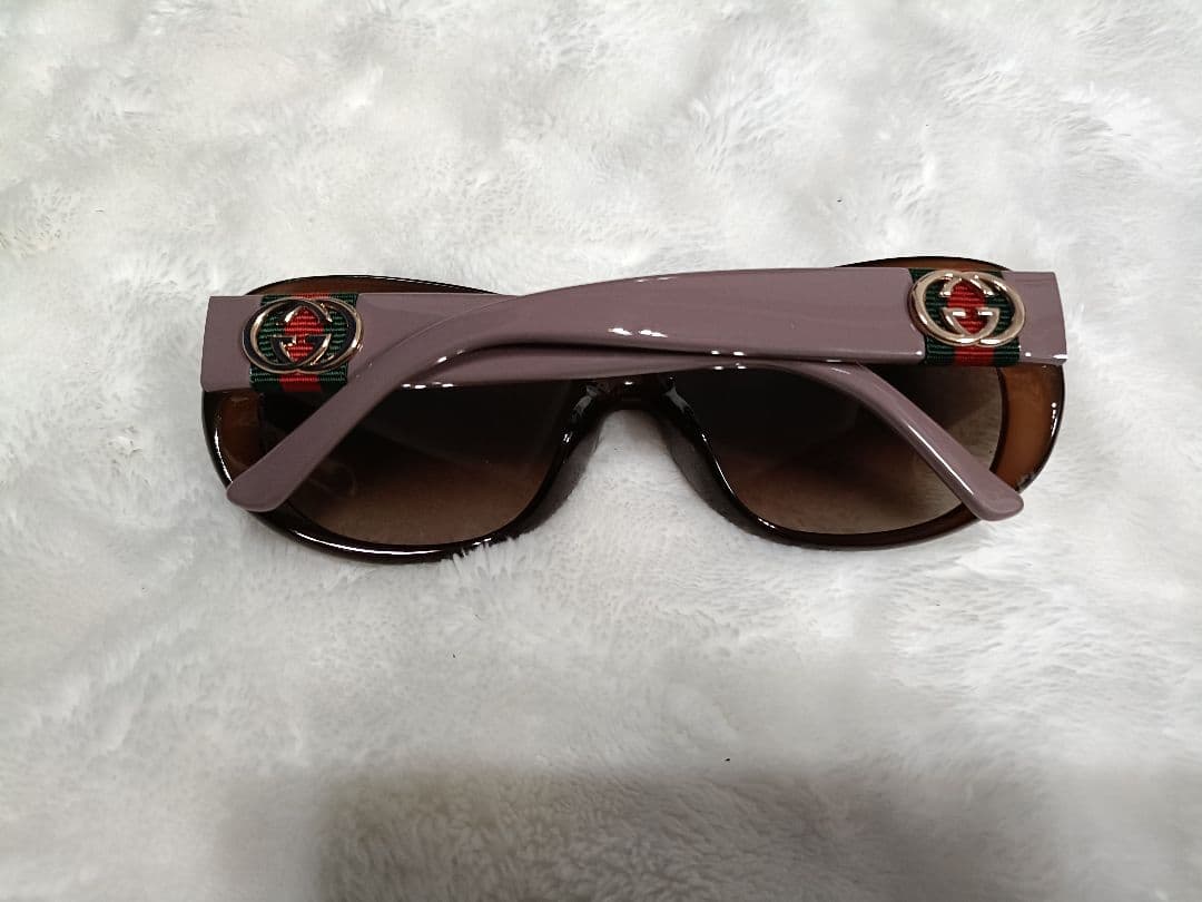 GUCCI ブラウン キャットアイ サングラス