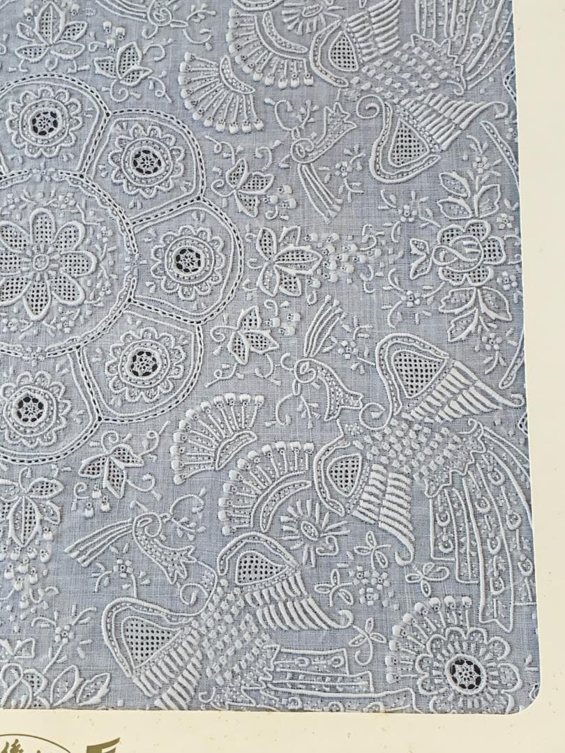 【お値下】未使用☆汕頭(スワトウ)手刺繍 鳳凰 ハンカチ 30cm