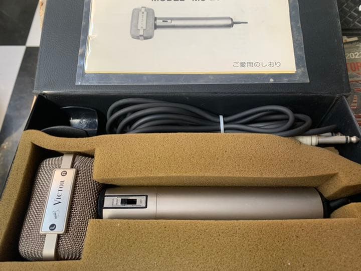 当時物　ビクター　ステレオコンデンサーマイク　Victor ニッパー