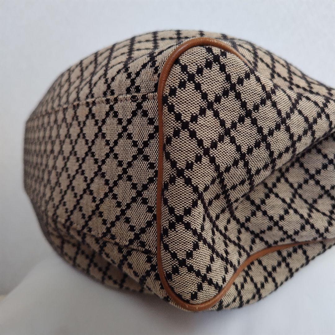 【本日2/8限定値下げ】GUCCI ダイヤモンドパターン ハンドバッグ