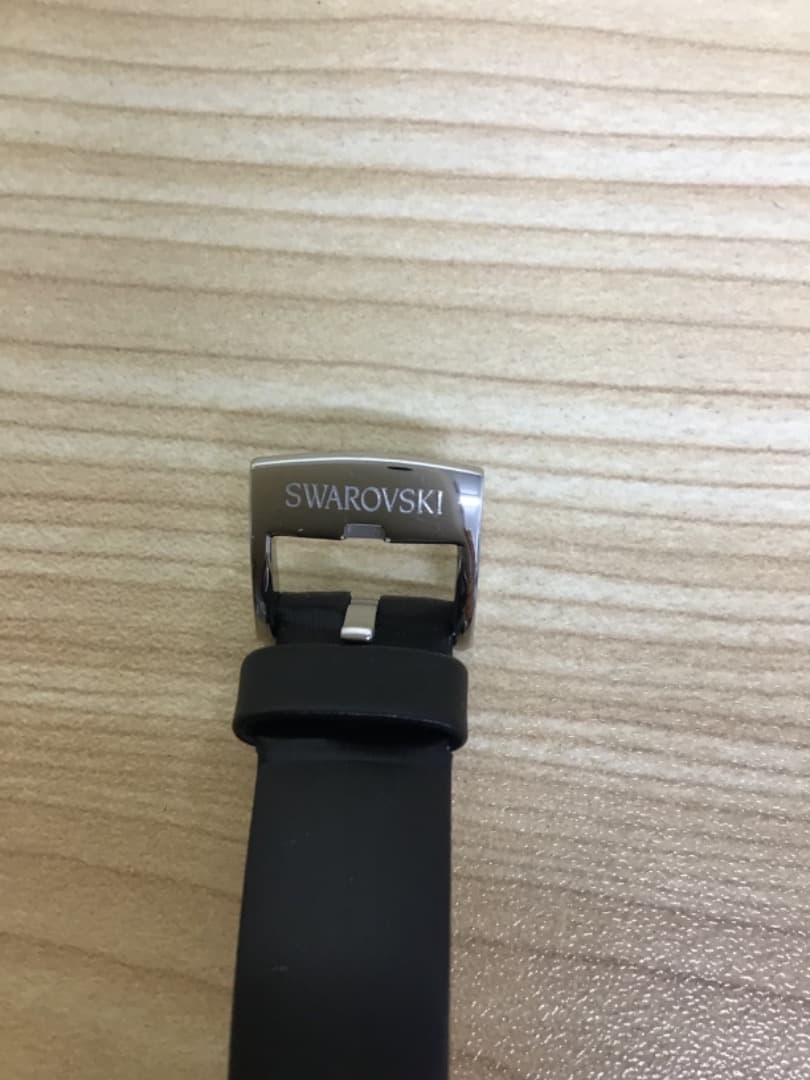 【WＲ】Swarovski ラバーベルト 時計　5706663 稼働品