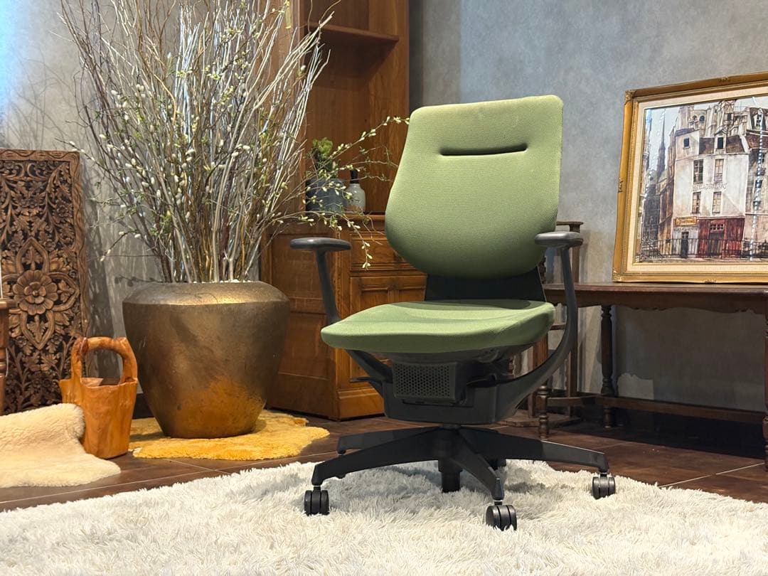 ⑤KOKUYO コクヨ　デスクチェア　オフィスチェア　イングチェア　H