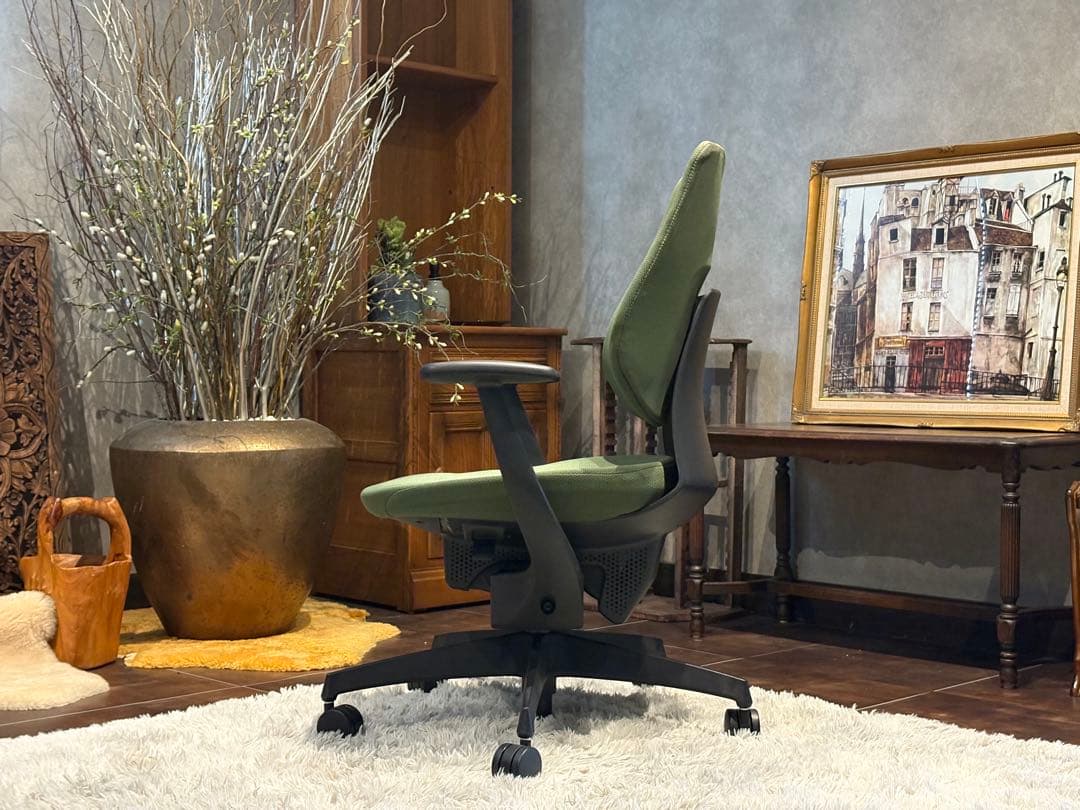 ⑤KOKUYO コクヨ　デスクチェア　オフィスチェア　イングチェア　H