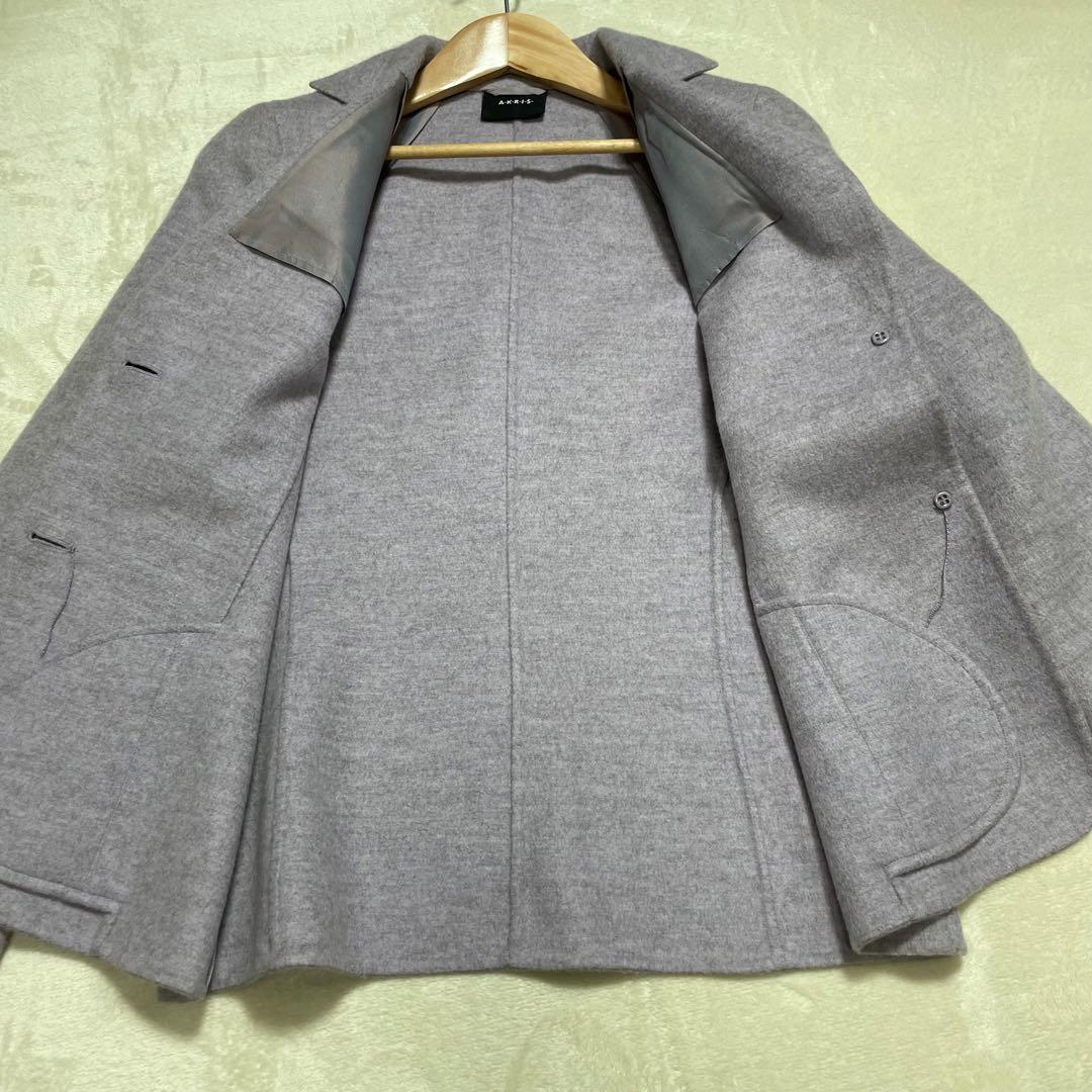 ✨極美品✨アクリス　テーラードジャケット 皇室御用達 カシミヤ100%