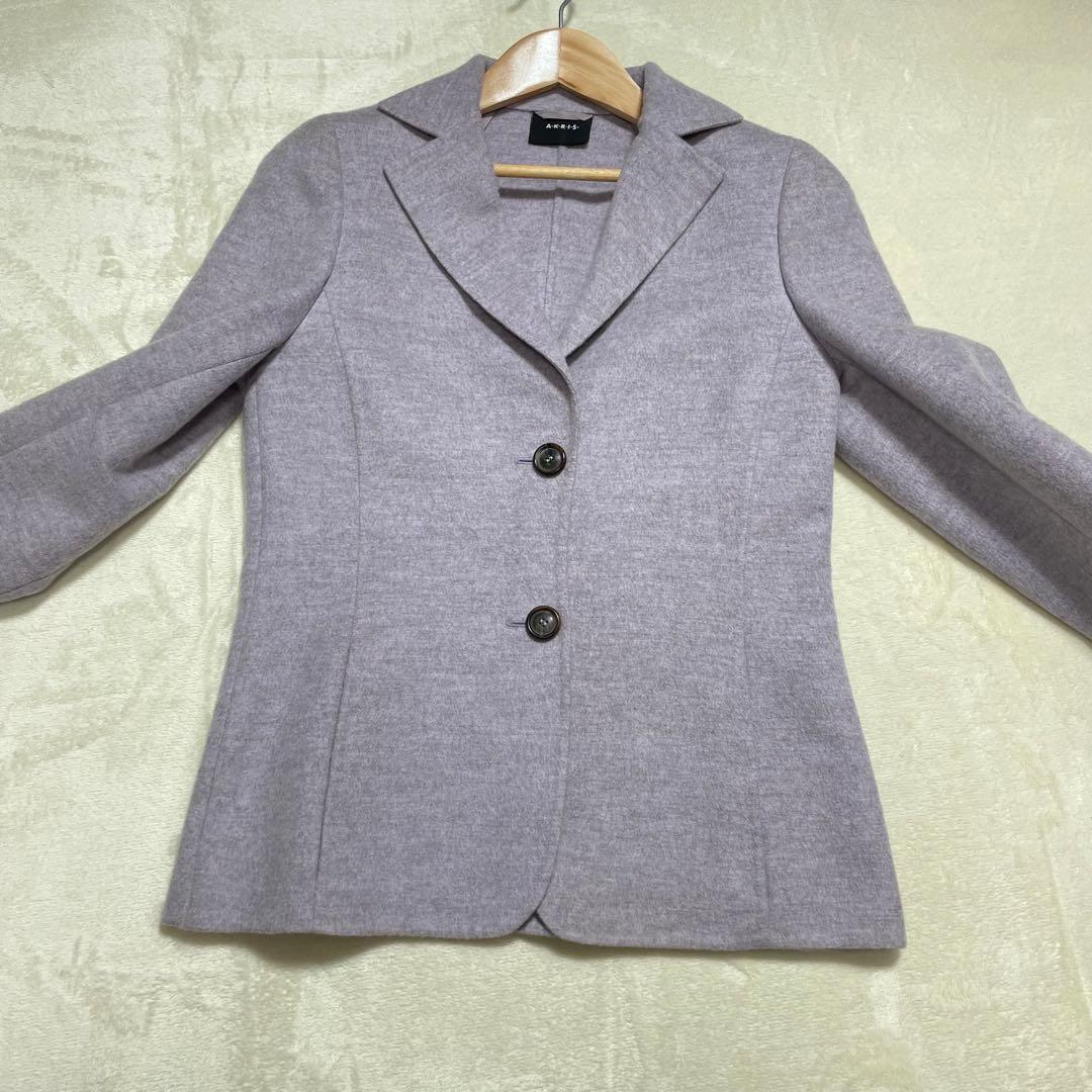 ✨極美品✨アクリス　テーラードジャケット 皇室御用達 カシミヤ100%