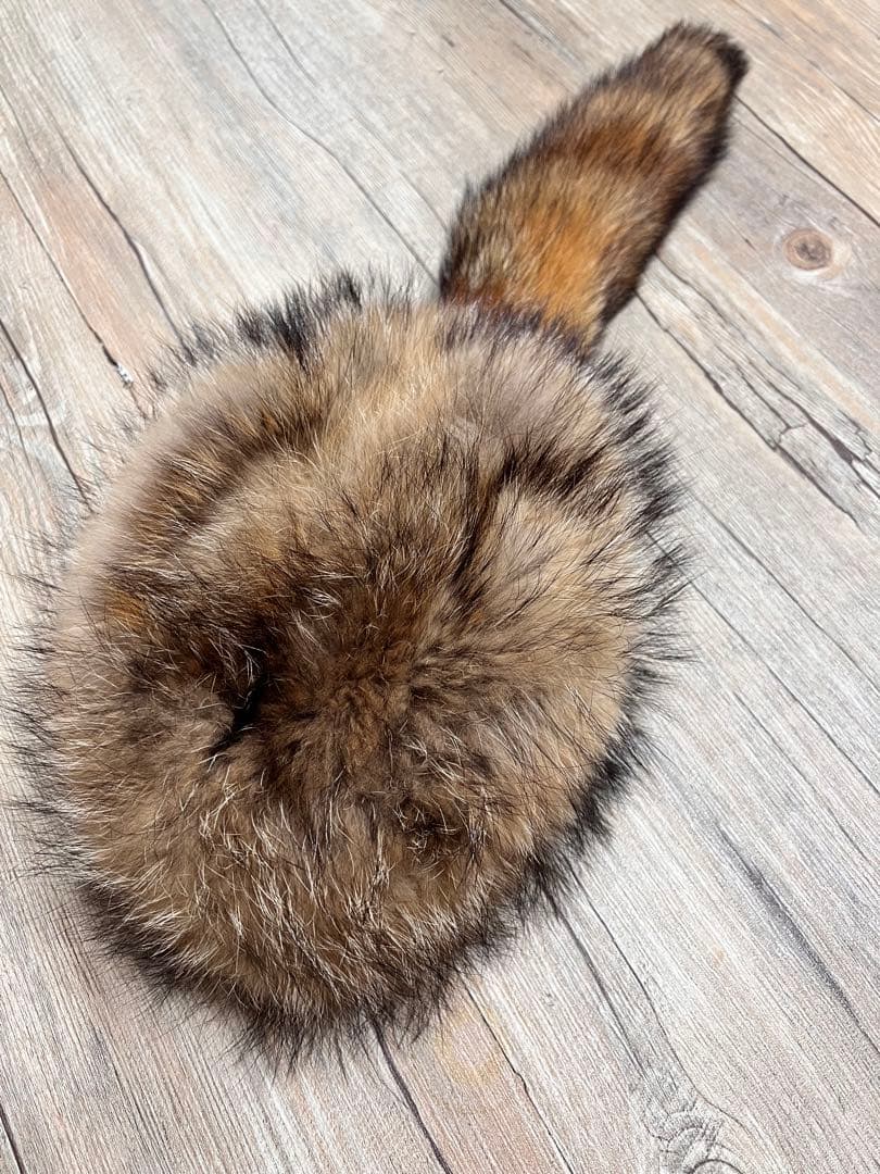 リアルファー ロシア帽子 ふわふわ 毛皮 ラクーン