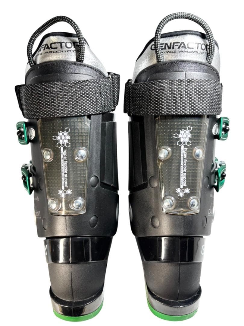 【美品】GENFACTORY BUMPS8 バンプス8 スキー ブーツ グレー