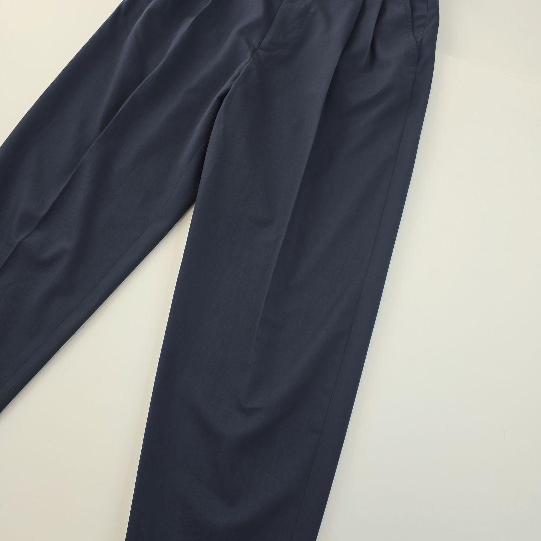 極美品★スティーブンアラン　2プリーツ テーパード パンツ　1.9万　ウール　S