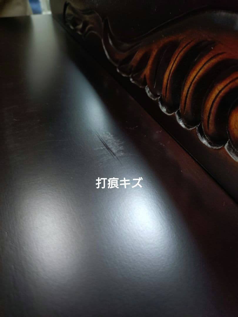 未使用アウトレット アンティーク調 猫脚 キャビネット マホガニー サイドボード