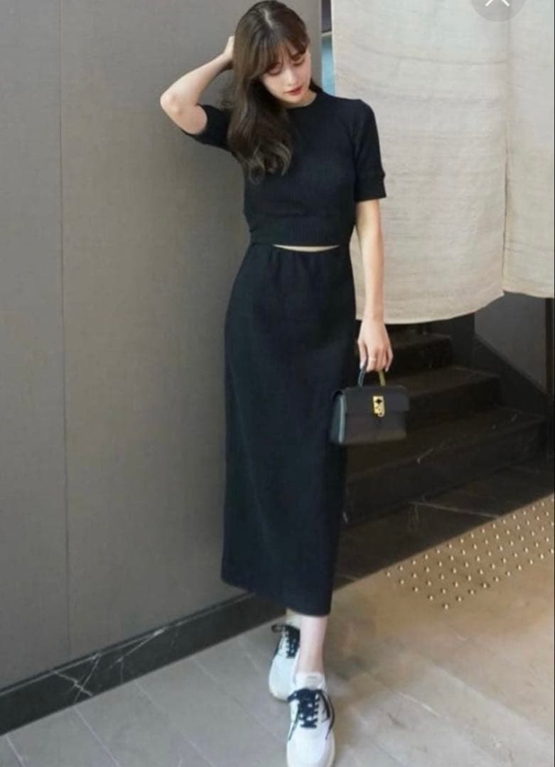 Her lip to 2way Ribbed Dress ワンピース　値下げ！