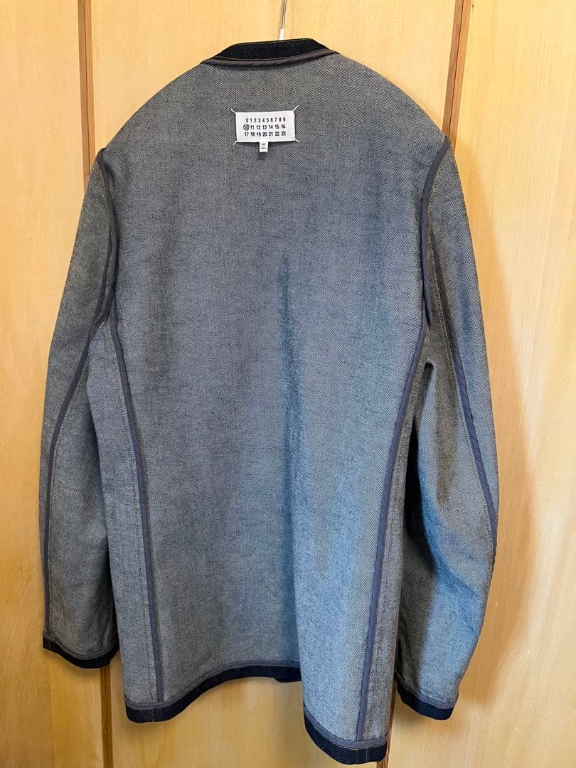 【未使用】Maison Margiela マルジェラ ノーカラー　デニム 46