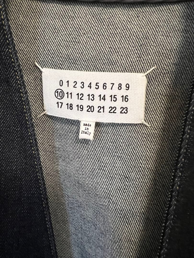 【未使用】Maison Margiela マルジェラ ノーカラー　デニム 46