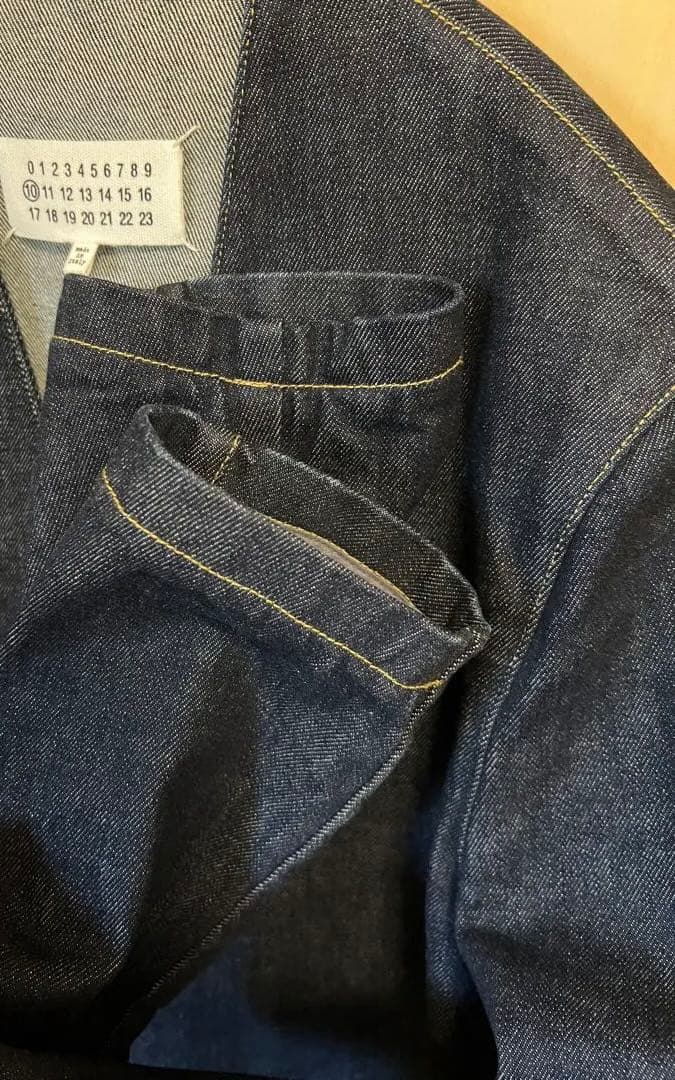 【未使用】Maison Margiela マルジェラ ノーカラー　デニム 46