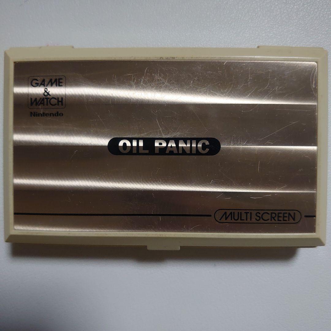 【ジャンク品】『オイルパニック』任天堂 ゲームウォッチ 箱・説明書付属