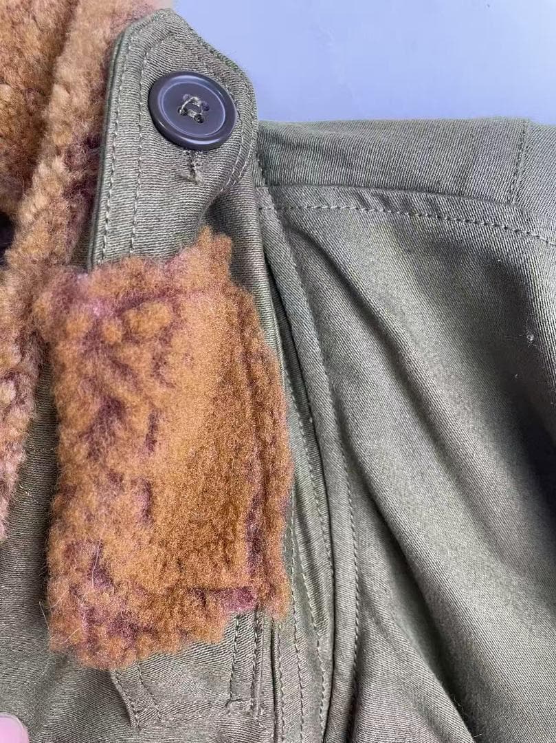 TOYSMcCOY1945終戦期モデルB15A純羊毛カラー加厚フライトジャケット