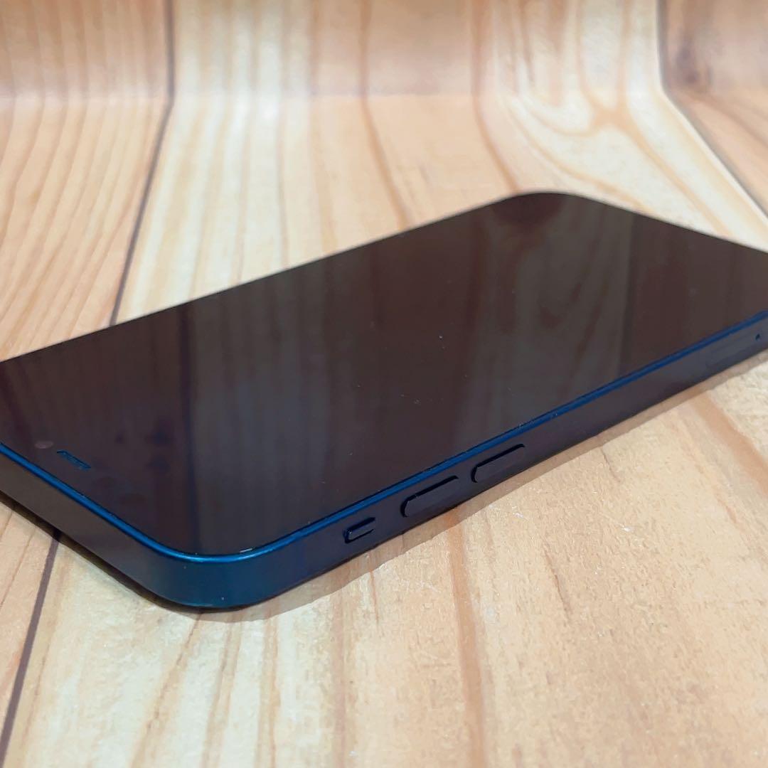 SIMフリー 本体 iPhone 12 128 GB ブルー 599 電池新品