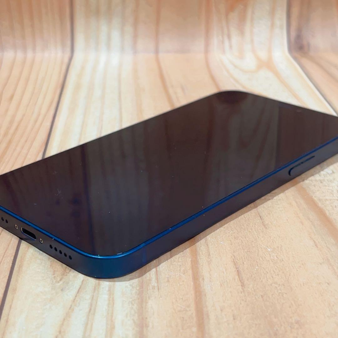 SIMフリー 本体 iPhone 12 128 GB ブルー 599 電池新品