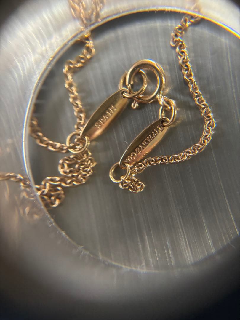 本日限定値下げ ティファニー ローズゴールドチェーンk18