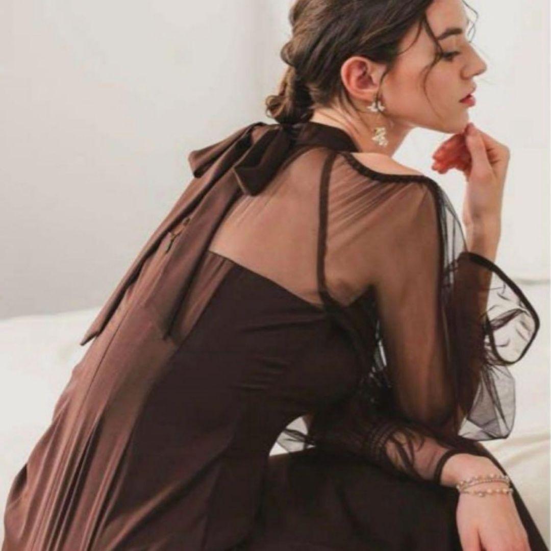 etoll . バックリボン マーメイドドレス ワンピース 結婚式 オケージョン