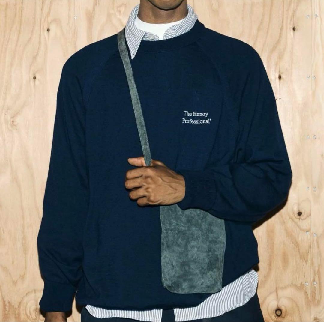 【あられ】ennoy MERINO WOOL SWEATER