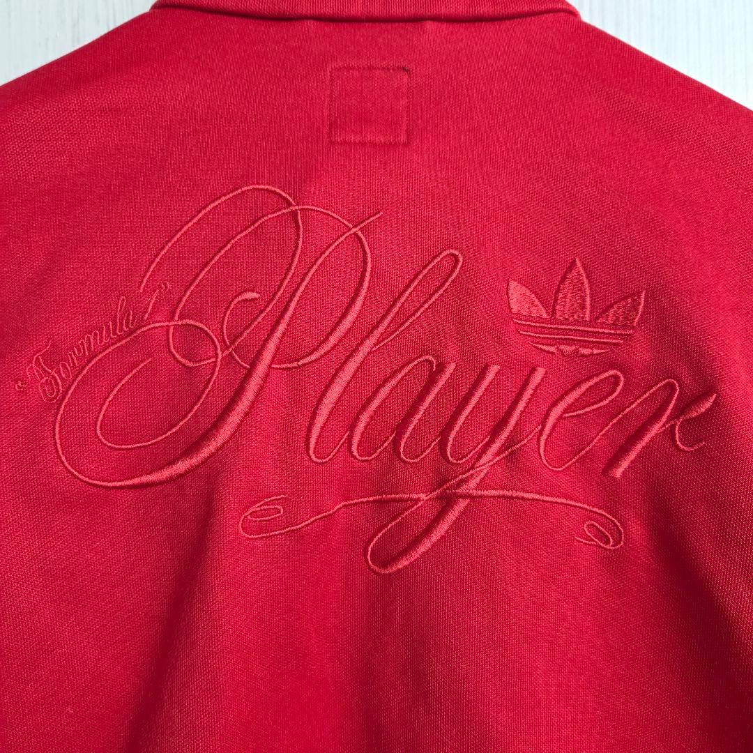 希少　アディダスオリジナルス　トラックジャケット L　レッド　ジェームスハント