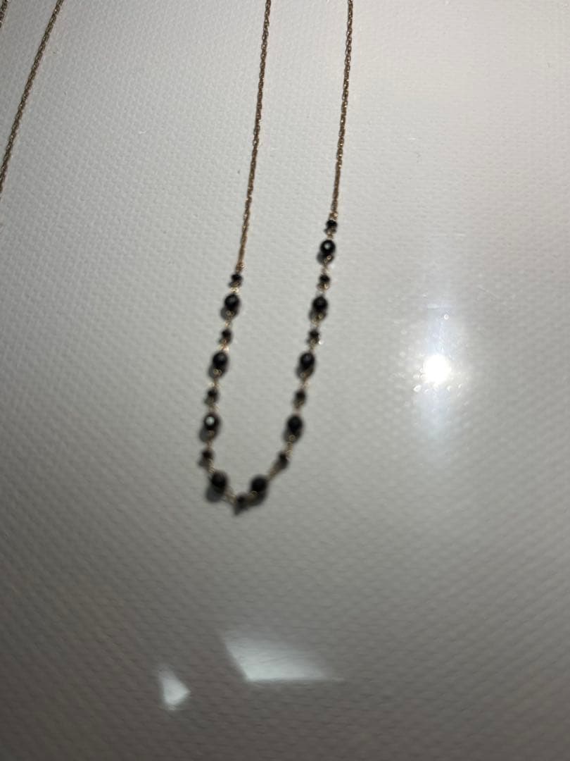 即購入不可プロフ必読　10金ダイヤモンドネックレス