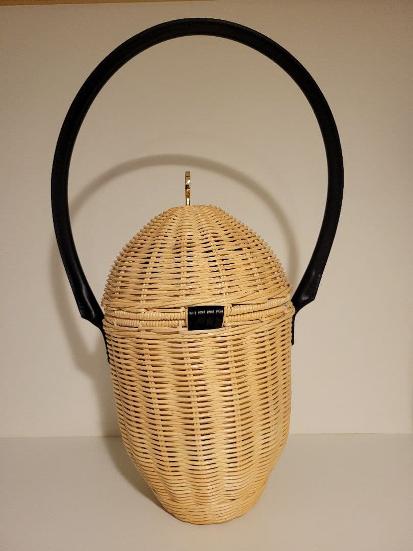 GIRLISH ガーリッシュ　どんぐりラタンバッグ　かごバッグ