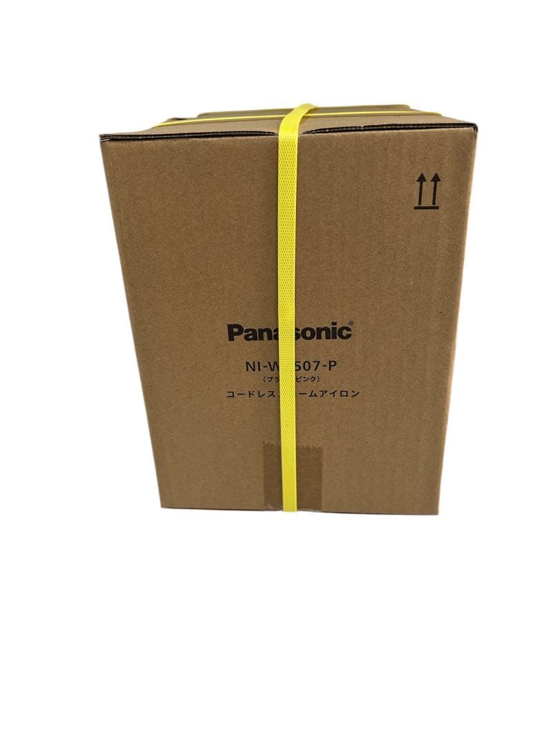 パナソニックコードレススチームWヘッドアイロンブラウンピンクNI-WL507-P