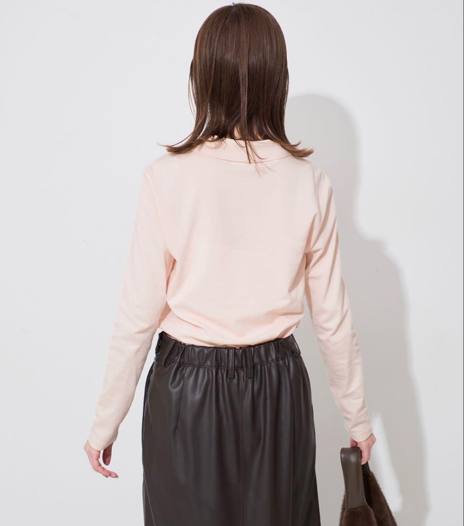 LACOSTE 長袖ポロシャツ ピンク