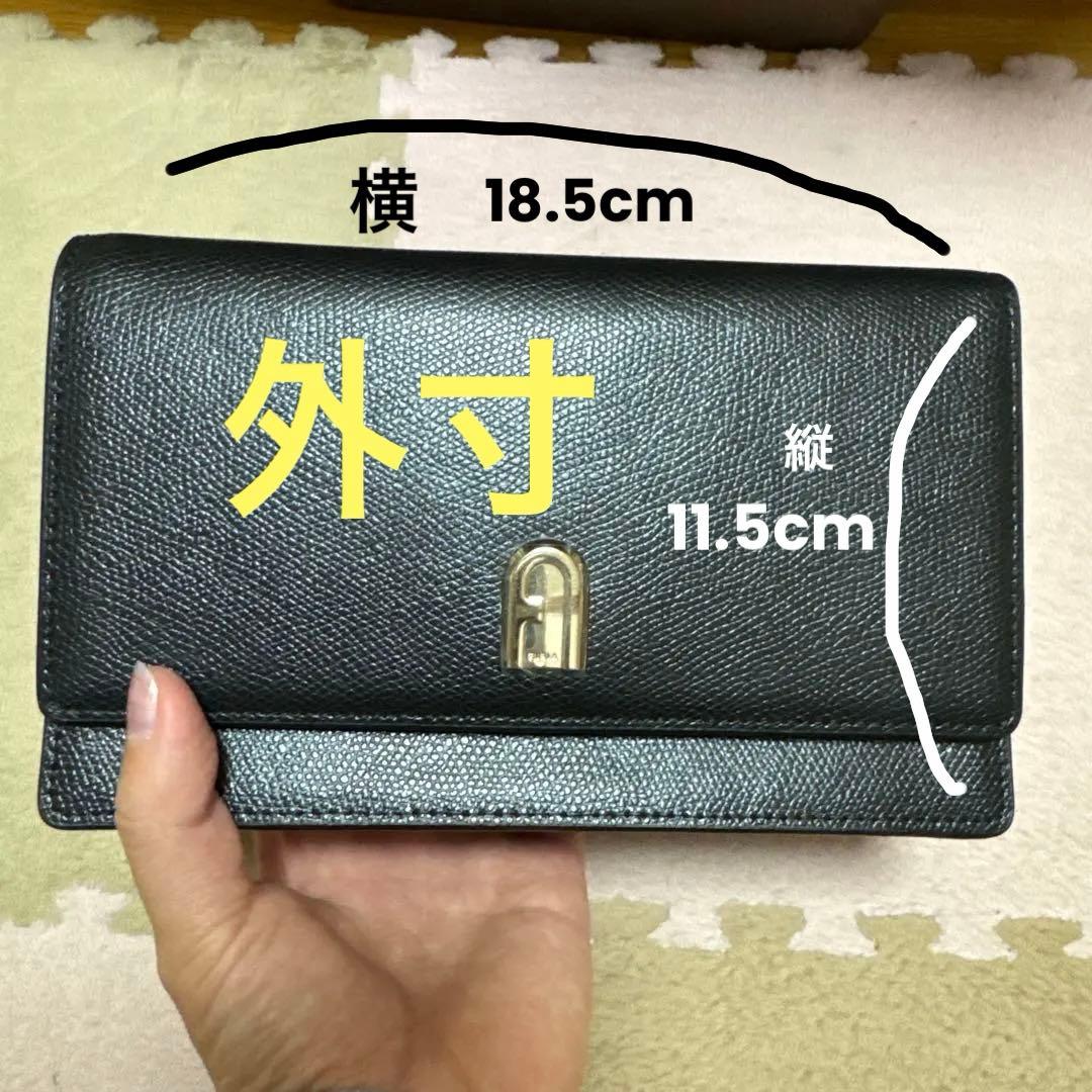 FURLA クラッチバッグ 黒 レザー 保存袋付き 新品未使用(ショルダー無し)