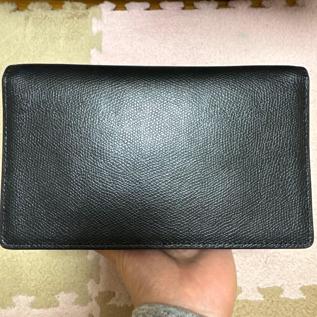 FURLA クラッチバッグ 黒 レザー 保存袋付き 新品未使用(ショルダー無し)