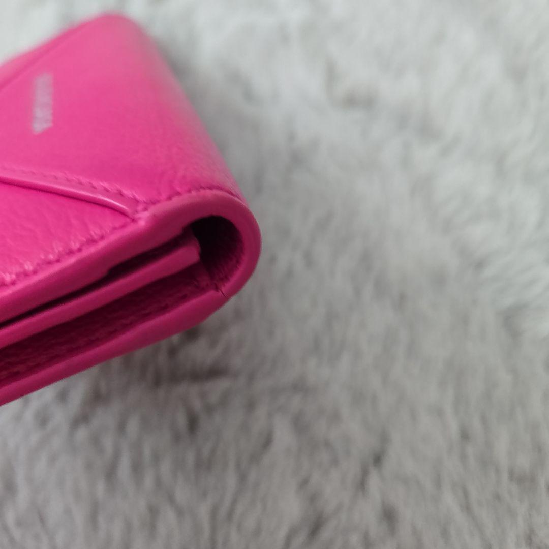 バレンシアガ　ペーパーマニー　 レザー 名刺入れ