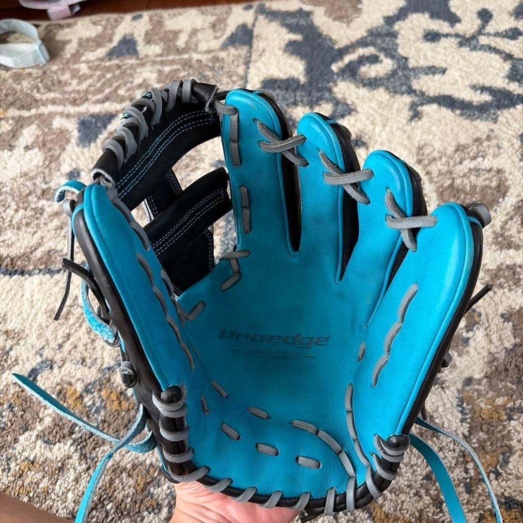 SSK Pro Edge 軟式グローブ 黒水色