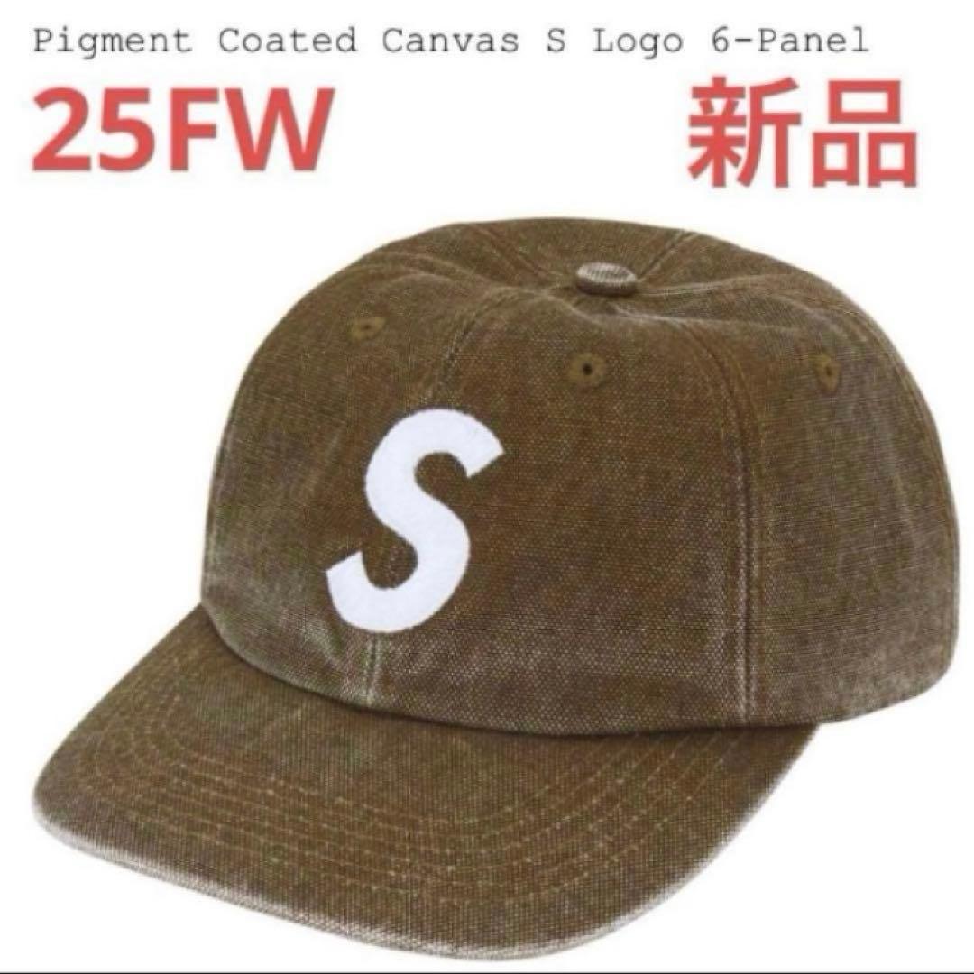 【新品】Supreme Canvas S Logo 6-Panel オリーブ