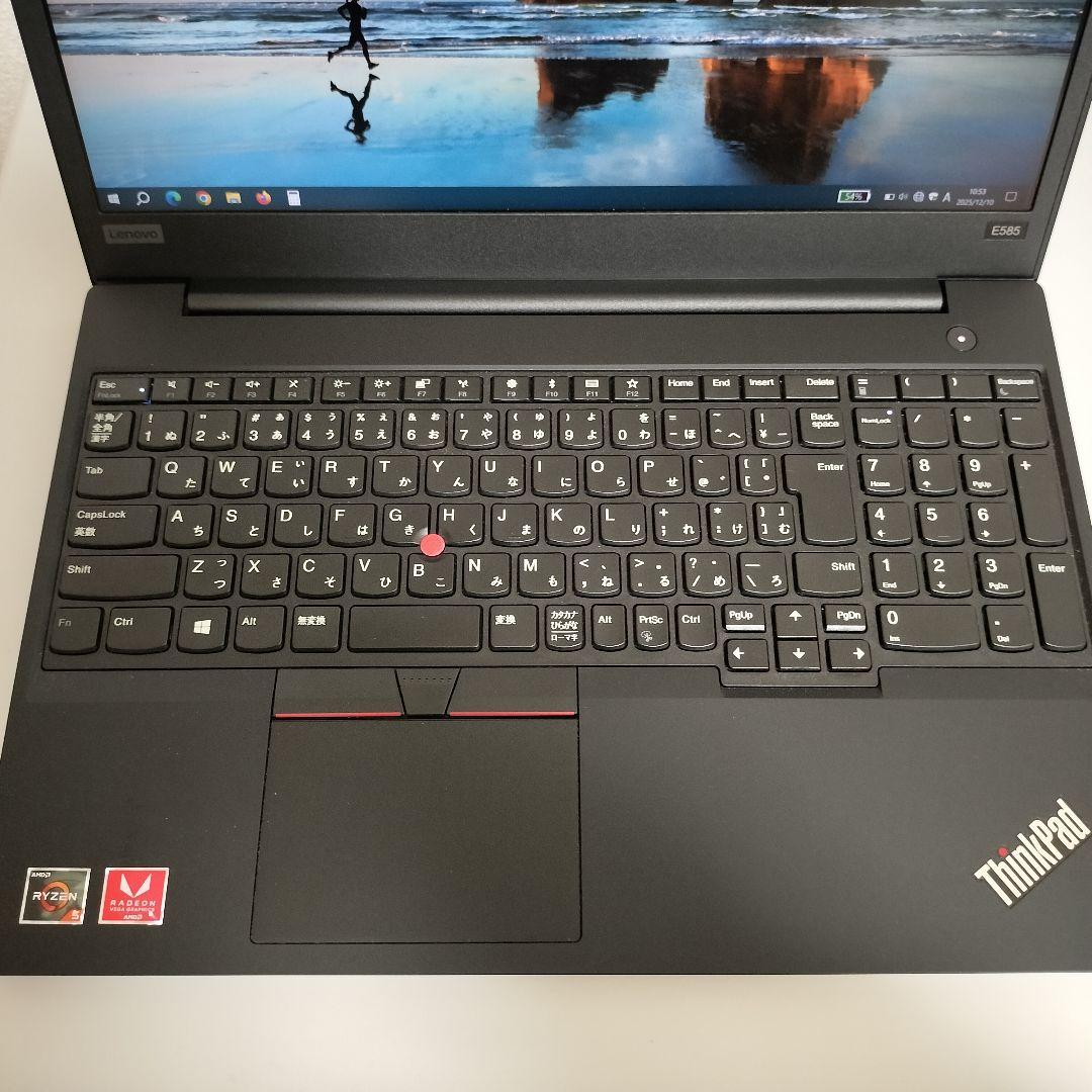 Lenovo ThinkPad E585 ジャンク 純正充電ケーブル付き