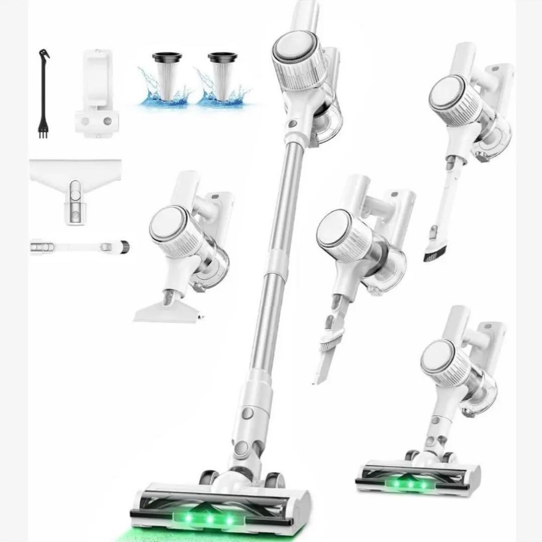 強力掃除機 コードレス 2WAY コードレス掃除機 500Ｗ 3段吸引力 低騒音