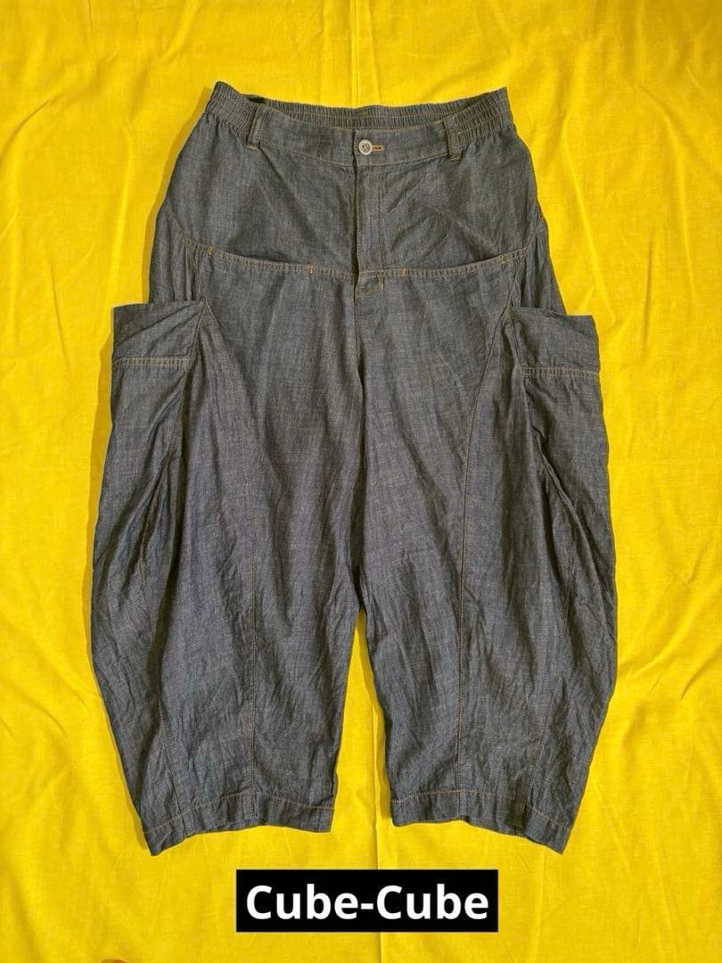 美品センソユニコCube-Cube サルエルパンツサイズ38