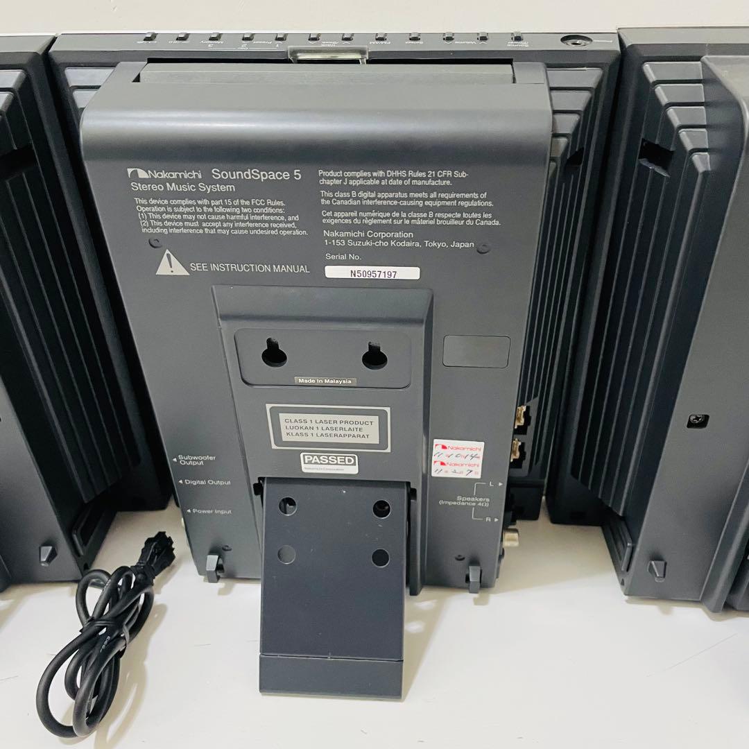 8458 NAKAMICHI ナカミチ sound space 5 動作確認済み