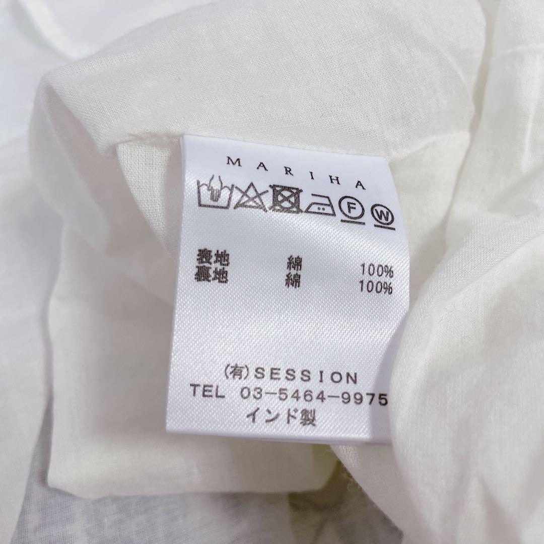 美品　マリハ　マキシ丈　ポタニカル　花柄　ワルツのドレス　ワンピース　春夏