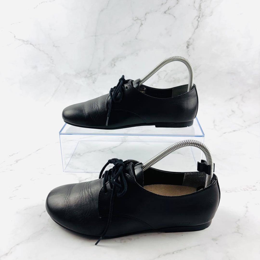 BIRKENSTOCK ソーンダース 革靴 本革 ブラック 黒 24.0