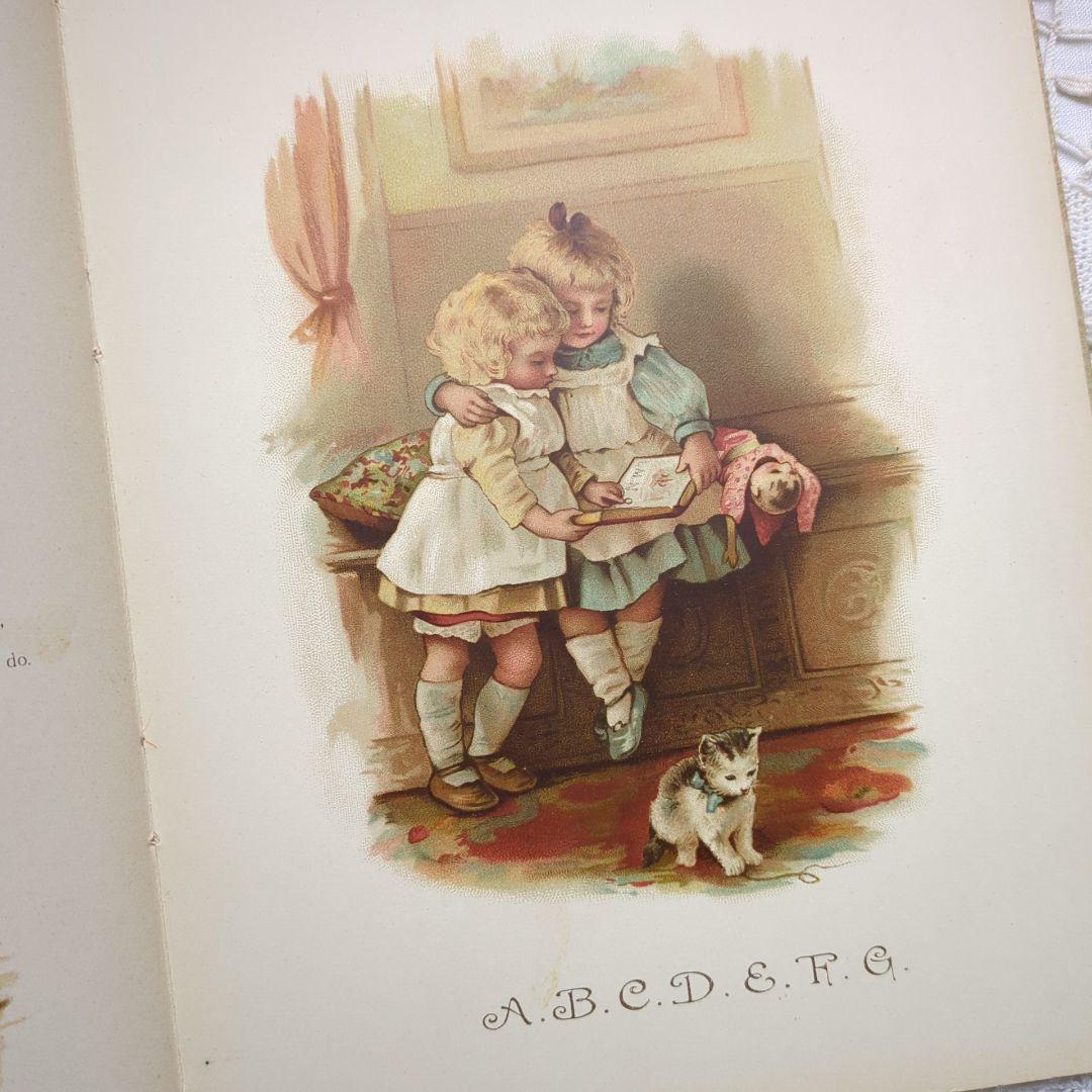 あき 超稀少1890アンティーク絵本 初版本 洋書古書 児童書
