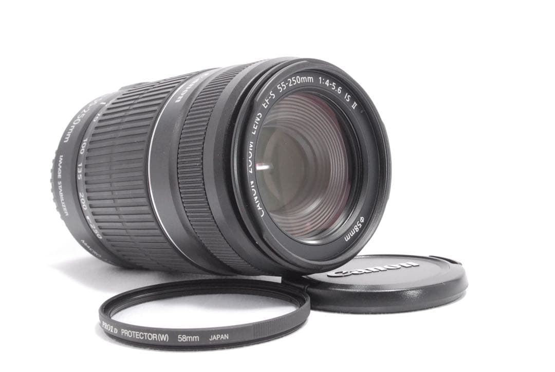 美品✨イベントに✨Canon EF-S 55-250mm IS II 望遠レンズ