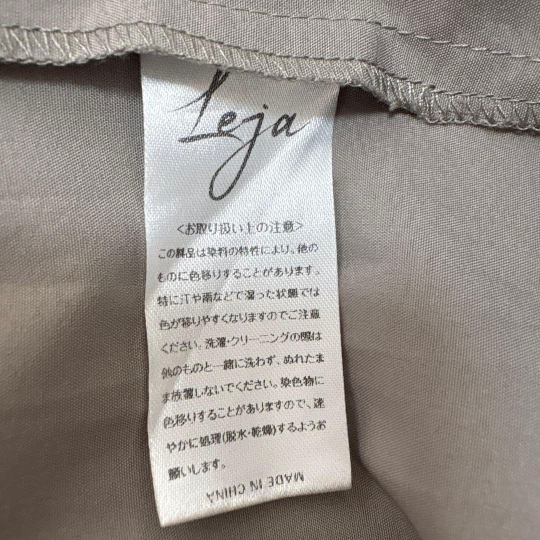 ほぼ新品❤️ Leja 異素材シアー刺繍レース プリーツ Iラインスカート S