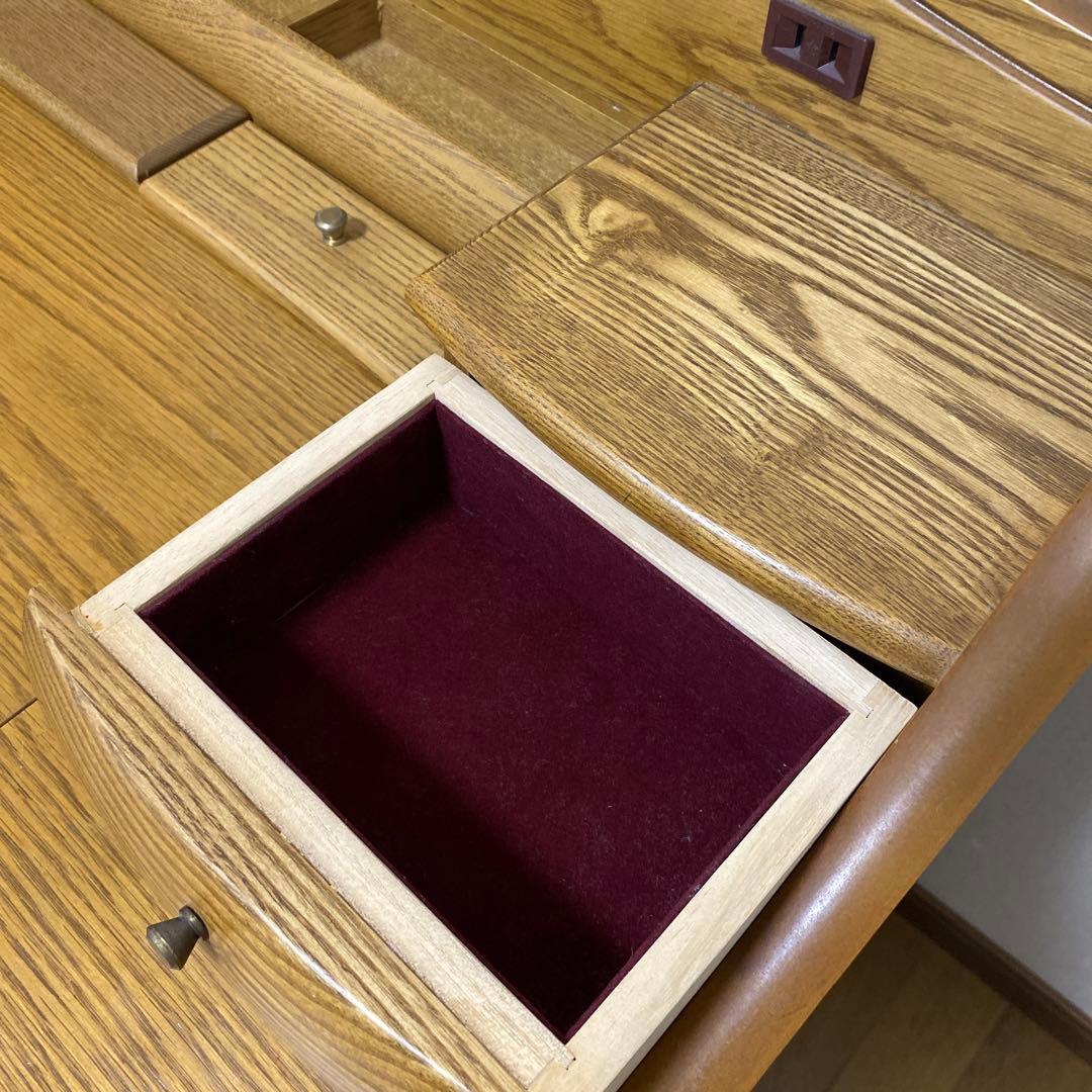 ナチュラルウッド　ドレッサー　デスク　椅子無し