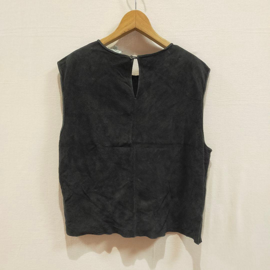 HERMES マルジェラ期 フランス製 スウェード レザー ベスト カットソー