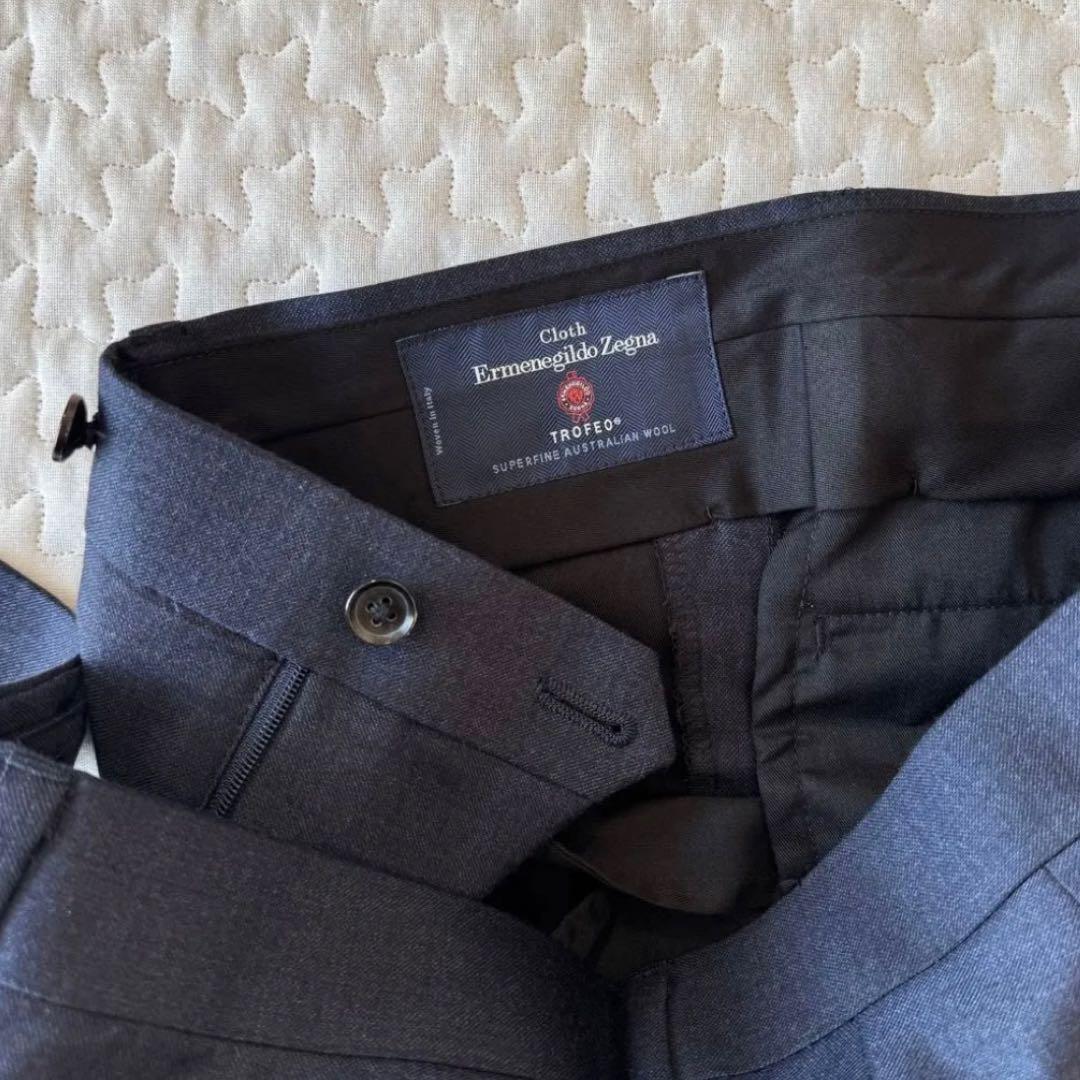 【極美品未使用】ブリッラペルイルグストスーツ インディゴ ゼニア トロフェオ46
