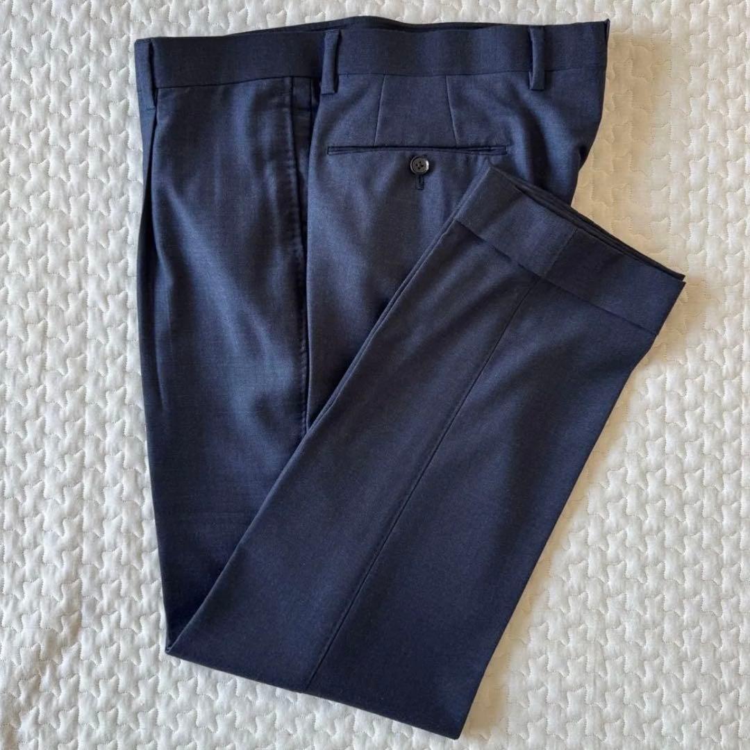 【極美品未使用】ブリッラペルイルグストスーツ インディゴ ゼニア トロフェオ46